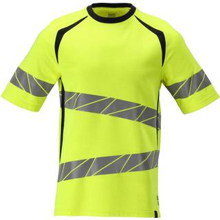 MASCOT® T-shirt Hi-Vis Gul/Mørk Marine 21382-327-17010 M