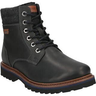 Sioux Herren Schnürboots schwarz Glattleder