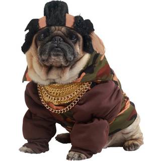 Californien koster medlidenhed med tyrhund kostume medium