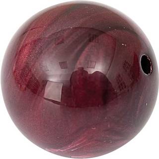 Acrylkugel 20mm 3 Stück - Dunkelrot Marmoriert
