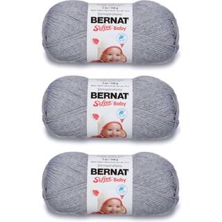 Bernat Softee Baby Flannel Yarn - 3 Pack med 141G/5oz - Akryl - 3 DK (Light) - 362 yards - Strik/hækling
