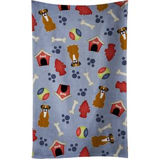 """"Caroline's Treasures BB2729KTWL Hundehus Flashy Fawn Boxer k?kkenh?ndkl?de 25"""""""" x 15"""""""" Multicolor""""