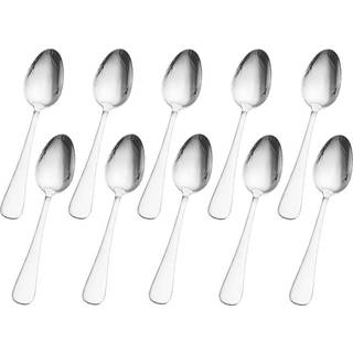 Gourmet Basics af Mikasa satin symmetri rustfrit st?l middag ske s?t p? 10