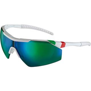 Salice 004 ITA RWP Polarized BIANCO/RW VERDE Small Solbriller Mænd Hvid - White - Standard