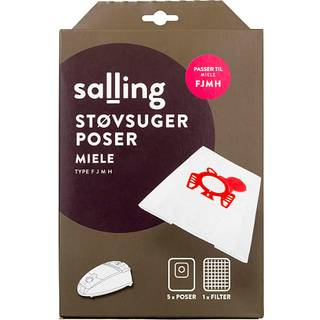 Salling støvsugerposer 5-pak til Miele (På lager i varehus)