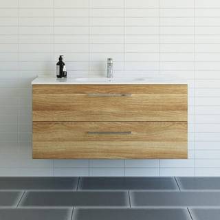 Dansani Mido+ møbelpakke 121 cm 2 sk., vask Kantate, varm eg