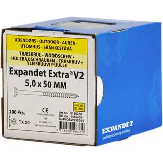 Expandet spånskrue UH udv. 5,0x50 mm TX20 PK 200