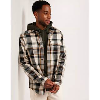 HEAVY TWILL CHECK OVERSHIRT