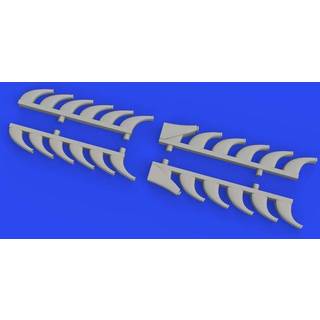 Do 335A exhaust stacks PRINT 1/48 TAMIYA