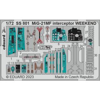 MiG-21MF interceptor WEEKEND 1/72 EDUARD