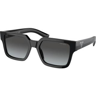 Prada PR 03ZSF Asian Fit 1AB06T 55 Solbriller Mænd Black - Black - 55mm