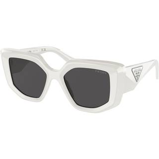 Prada PR 14ZSF Asian Fit 1425S0 52 Solbriller Kvinder Hvid - White - 52mm