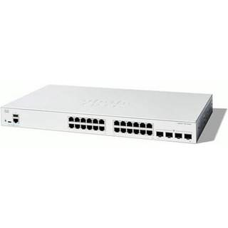 Cisco C1300-24T-4G netværksswitch Administreret L2/L3 Gigabit Ethernet (10/100/1000) Hvid