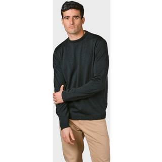 Klitmøller Collective - Mens basic merino knit - Olive - XXL