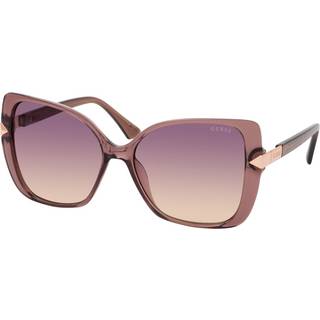 Guess Kvinde GU7820 59Z Solbriller Injiceret Beige Violet Sommerfugl Normal