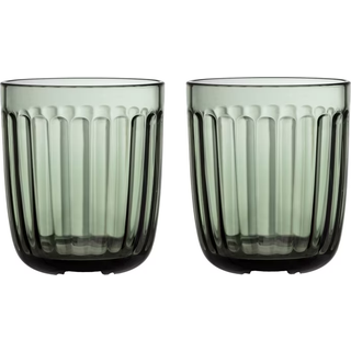 Iittala Raami drikkeglas 26 cl 2-pak Fyrretræsgrøn