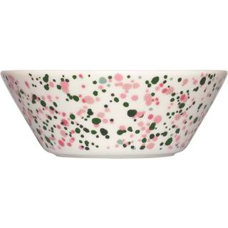 Iittala Oiva Toikka Collection Skål 15 Cm Helle Rosa/grøn - Serveringsskåle Porcelæn Multi - 1070624