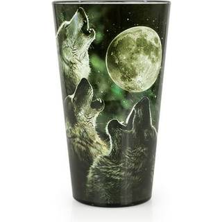 16 oz officiel ulvepakke hylende ved fuldm?ne premium pint glas nyhed gave