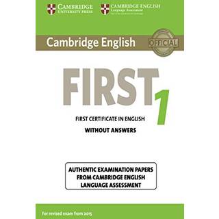 Cambridge English First 1 for Revised Exam from 2015 Student's Book without Answers