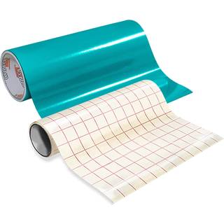 Oracal 651 Gloss Craft-kl?bemiddel Vinyl 12 x 30 Multi-Color Roll Bundle til Silhouette Cricut Die-sk?ringsmaskiner inklusive 12 x 30 rulle med k