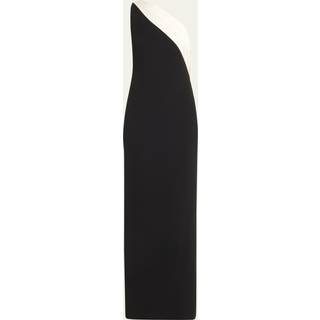 Roland Mouret Scarf-detail one-shoulder gown - black - S