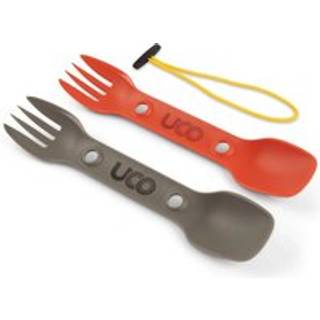 UCO Gear Eco Utility Spork 2-Pack Chili/Slate, 2-pack