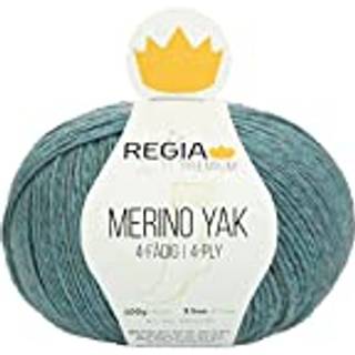 Regia Premium Merino Yak 100 g 07518 Mineralblå melange Indhold: 58 % Uld / 28% Polyamid / 14 % Yakuld Vægt/længde: 100gram = ca. 400 meter Anbefalede pinde:2.00 - 3.00 mm Strikkefasthed:10 cm = 30m x 42p Maskinvask, skåneprogram max 30°C / Tørres fladt.