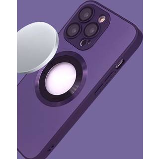 SiGN Magnetic Case iPhone 15 Pro Max med linsebeskyttelse og logovisning - Lilla