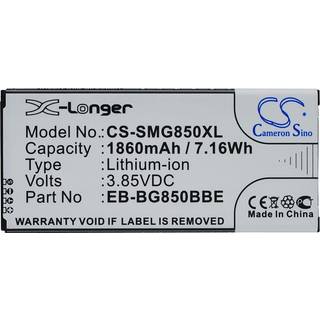 Batteri til Samsung SM-G850 mfl. erstatningsbatteri