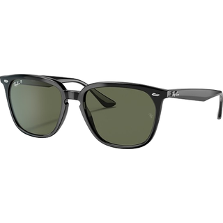 Ray-Ban RB4362 Polarized 601/9A 55 Solbriller Mænd Black - Polished Black - 55mm