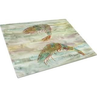 Carolines skatte SC2014LCB rejer solnedgangsglassk?rebord Stort dekorativt tempereret glas k?kkensk?ring og serveringsplade stor st?rrelse hakken