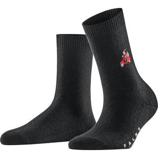 Falke Cosy Wool X-Mas Santa Sock - Black - Str 39/42
