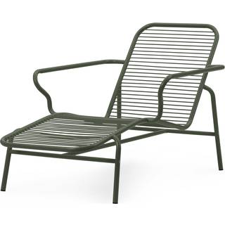 Normann Copenhagen Vig Chaise Longue Solseng Dark Green