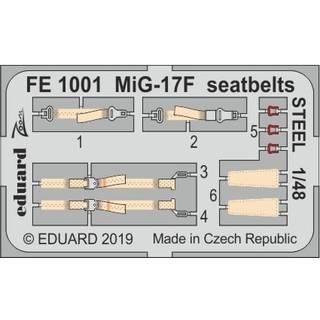 MiG-17F seatbelts STEEL for Hobby Boss
