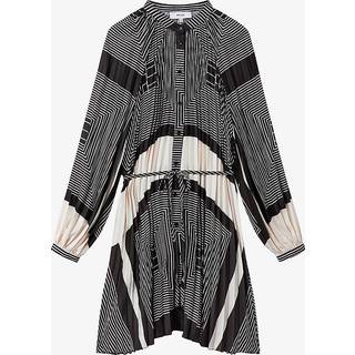 Reiss Bay Printed Plisseret Mini KjoleEU 36 (UK 8)