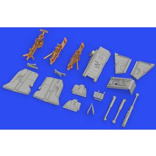 F-4B undercarriage legs BRONZE, for TAMIYA