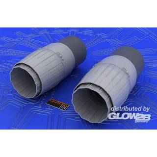 MiG-29 exhaust nozzles for Academy/EDU