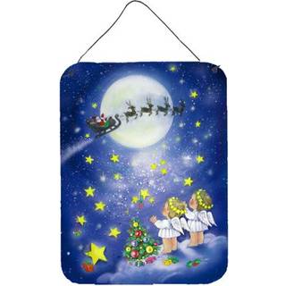 """" Caroline's Treasures Angels, der ser på Julemanden Wall eller Door Hanging Prints APH0690DS1216 16HX12W multicolor """"