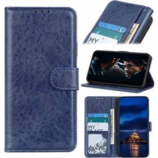 Samsung Galaxy A41 Pung Taske med Magnetisk Lukning - Blå