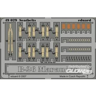 B-26 Marauder seatbelts f��r Revell/Monogram Bausatz