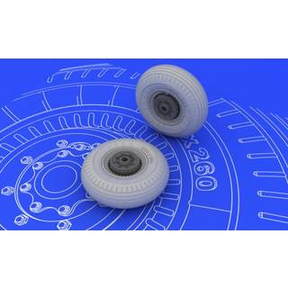 II-2 Shturmovik wheels for Tamiya