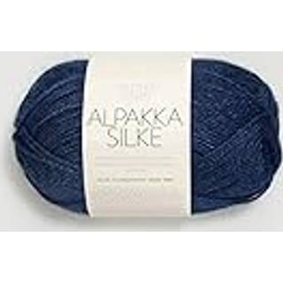 Alpakka Silk garn fra Sandnes Garn - Inkblå
