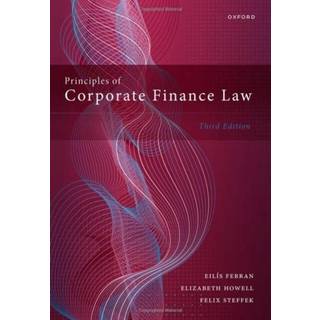 Principles of Corporate Finance Law
