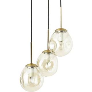 Klynge-pendellampe Amora af glas