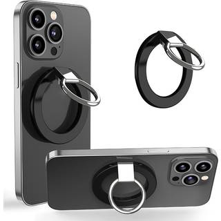 Magnetic Finger Ring Stand/Mount - MagSafe Kompatibel - Sort