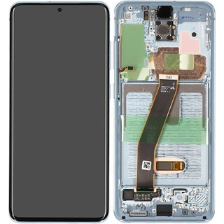 Blå Samsung Galaxy S20 LCD-skærm