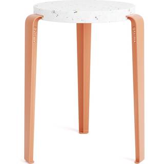 TipToe LOU Skammel Genanvendt Plastik Hvid/Ash Pink