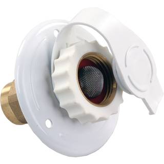 Vandflange hvidt metal