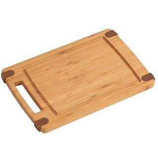 Bambus skærebræt, 38 x 28 cm, 1,6 cm tyk - Kesper
