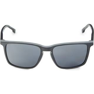 BOSS Boss 1556/O/S O6W/IR 57 Solbriller Mænd Black - Matte Black On Grey - 57mm